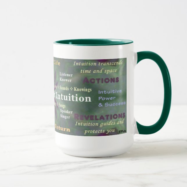 Listen to Your Intuition cup (Right)