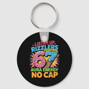 Listen Up Rizzlers This Sigma Has 67 Aura Energy S Keychain