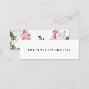 LISTEN WITH YOUR HEART Self Talk Mini Card No. 6