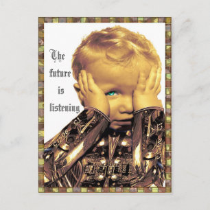 Listening Future Customizable  Postcard