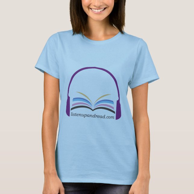Listenupandread.com women's shirt (Front)