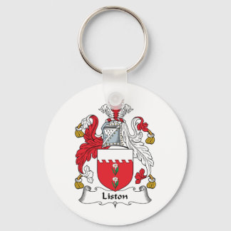 Liston Family Crest Keychain