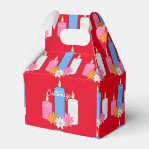 Lit Candle Flowers  Thunder_Cove  Favor Boxes