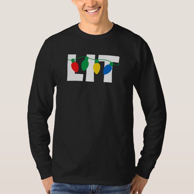 Lit Christmas T-Shirt (Front)