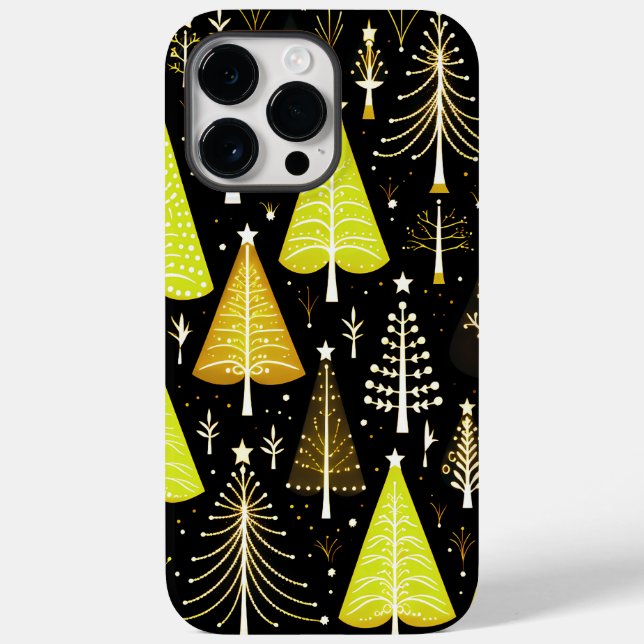 Lit Christmas Tree Pattern Case-Mate iPhone Case (Back)