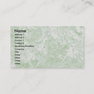 Lit green marble business cards