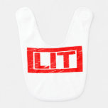 Lit Stamp Baby Bib