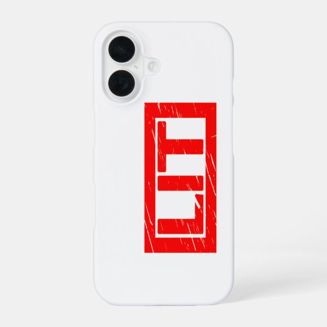 Lit Stamp Iphone Case (Back)