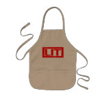 Lit Stamp Kids' Apron