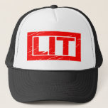 Lit Stamp Trucker Hat