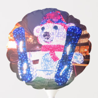 Lit up bear balloon
