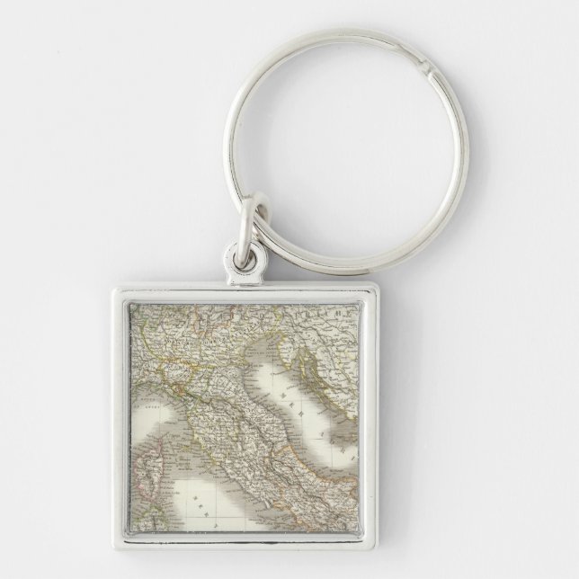 L'Italie - Italy Map Keychain (Front)