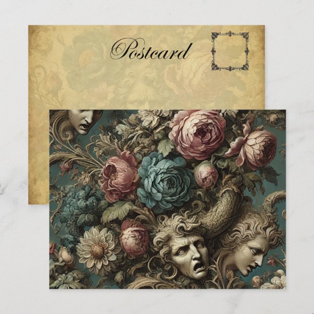 Litany of Aristocrats – Gothic Victorian Holiday Postcard (Front/Back)