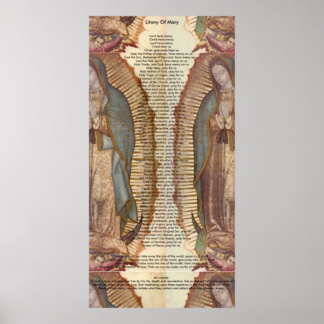 Litany Of Mary (30 x 60 Extra Large) Poster (Front)
