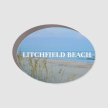 Litchfield Beach Dunes Car Bumper Magnet