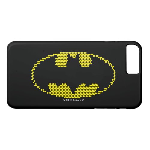 Lite_Brite Bat Emblem iPhone 8 Plus7 Plus Case