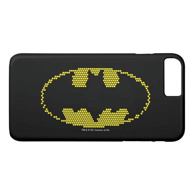 Lite-Brite Bat Emblem Case-Mate iPhone Case (Back (Horizontal))