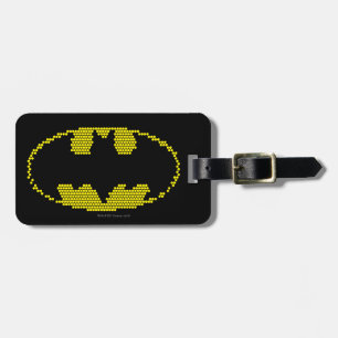 Lite-Brite Bat Emblem Luggage Tag