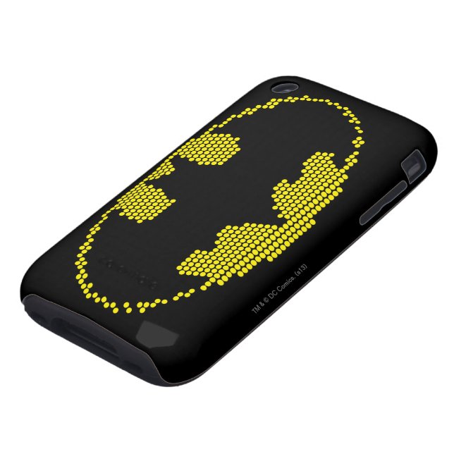 Lite-Brite Bat Emblem Tough iPhone 3 Cover (Bottom)