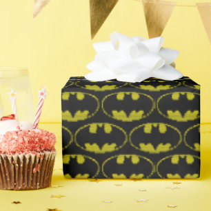 Lite-Brite Bat Emblem Wrapping Paper