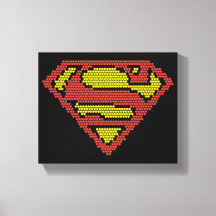 Lite-Brite S-Shield Canvas Print