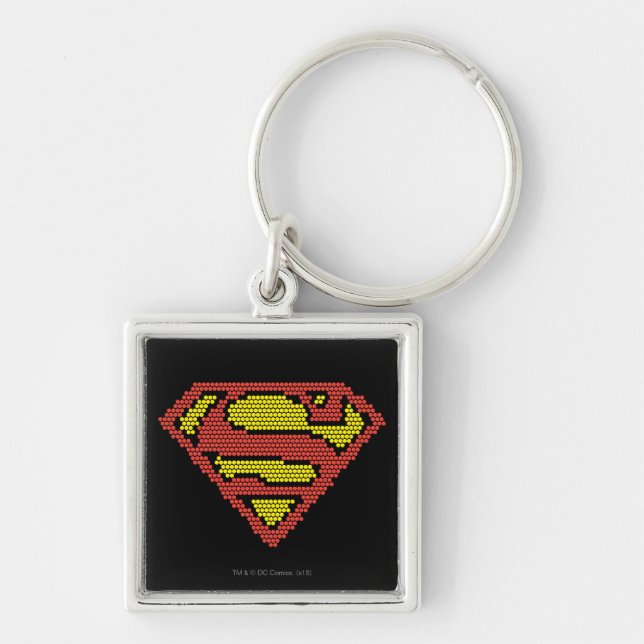 Lite-Brite S-Shield Keychain (Front)