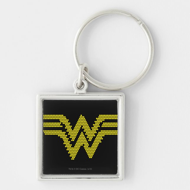 Lite-Brite WW Symbol Keychain (Front)