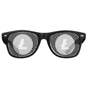 Litecoin Logo Symbol Cryptocurrency Sunglasses