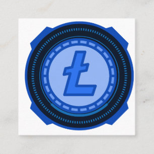 litecoin square business card