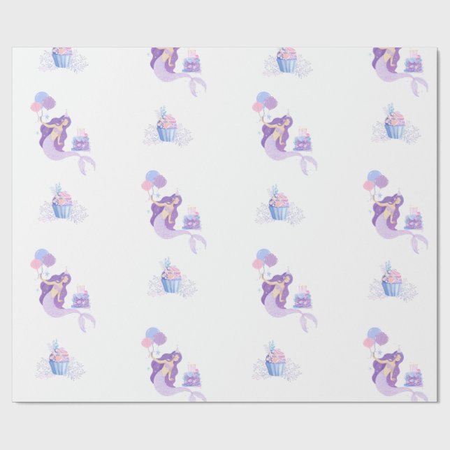 Litele Mermaid Wrapping Paper (Flat)
