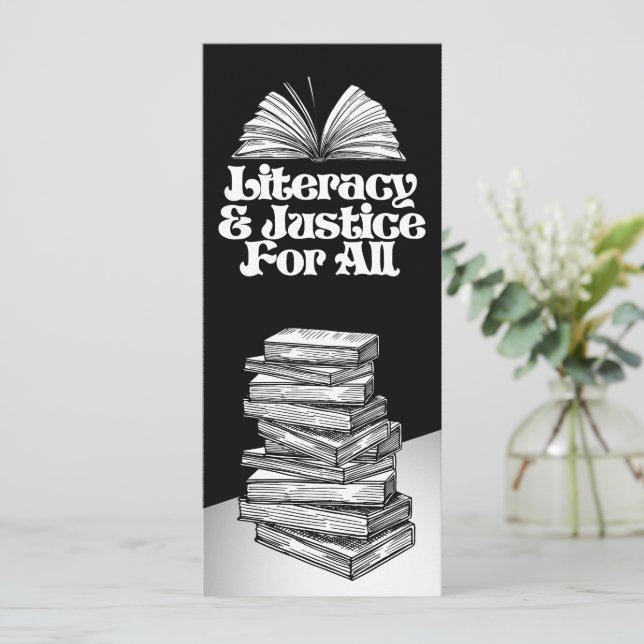 Literacy and Justice For All Bookmark Save The Date (Standing Front)