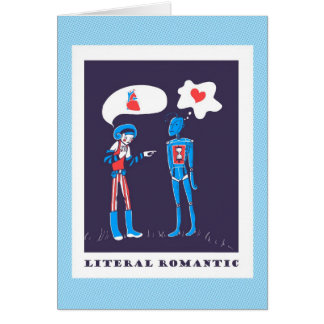 Literal Romantic - Robot Love in Binary Cards