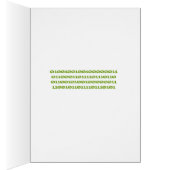 Literal Romantic - Robot Love in Binary Cards (Inside (Right))