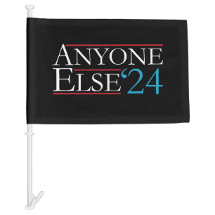 Literally Anyone Else 2024 President USA Election  Car Flag
