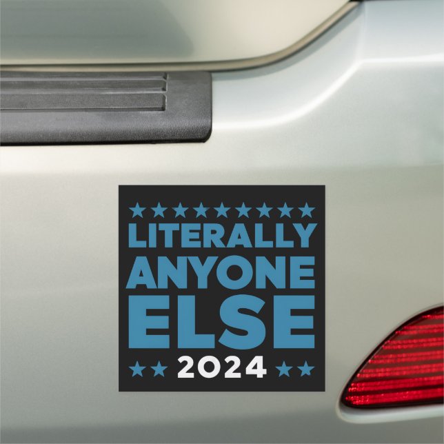 Literally Anyone Else 2024 President USA Election  Car Magnet (In Situ)
