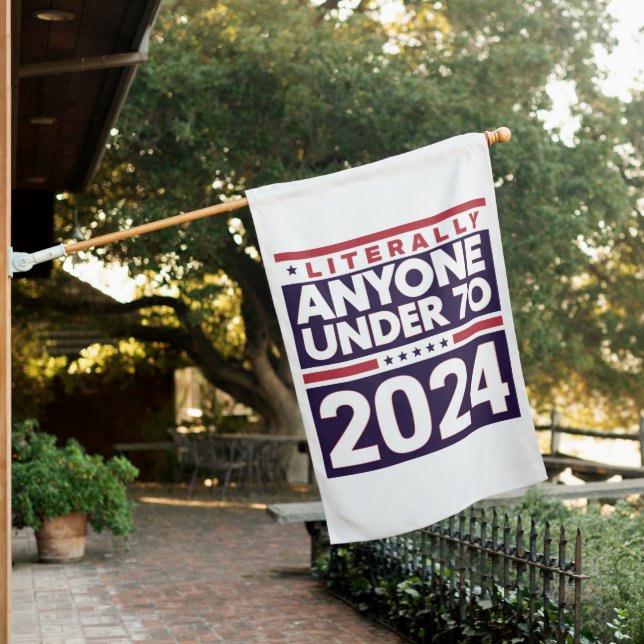 Literally Anyone Else 2024 President USA Election  House Flag (In SItu)