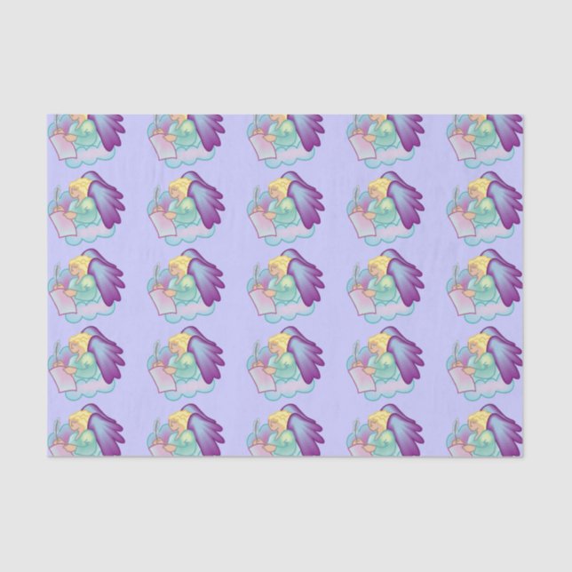 Literary Angel Tissue Paper (Front)