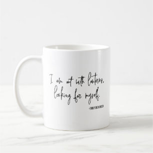 Literary Author Quote for Book Lovers Coffee Mug