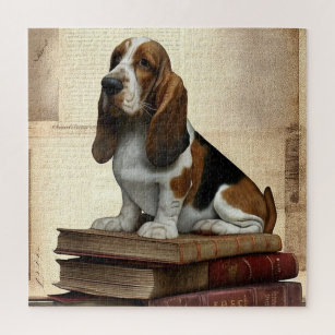 Basset Hound Dog puzzle, Hound dog puzzle, Basset hound dog puzzle, games  and puzzles, wooden animal shaped puzzles, wooden Hound dog puzzle