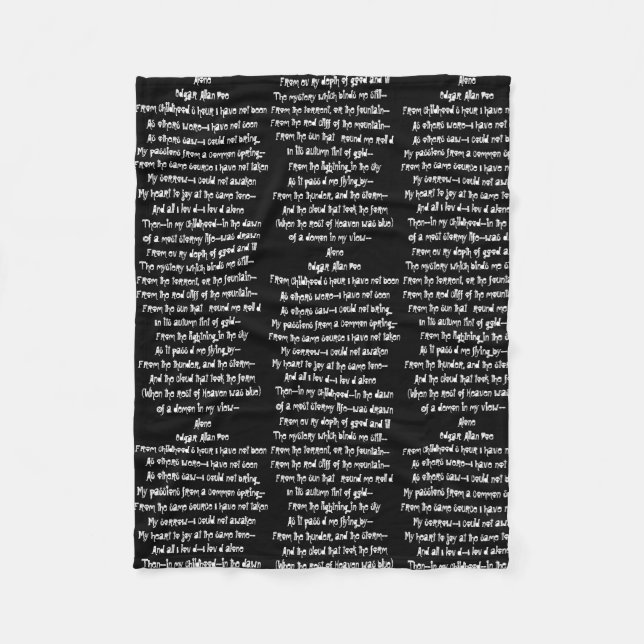 Literary Blanket (Front)