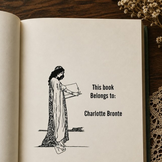 Literary Bookplate Stamp (Creator Uploaded)