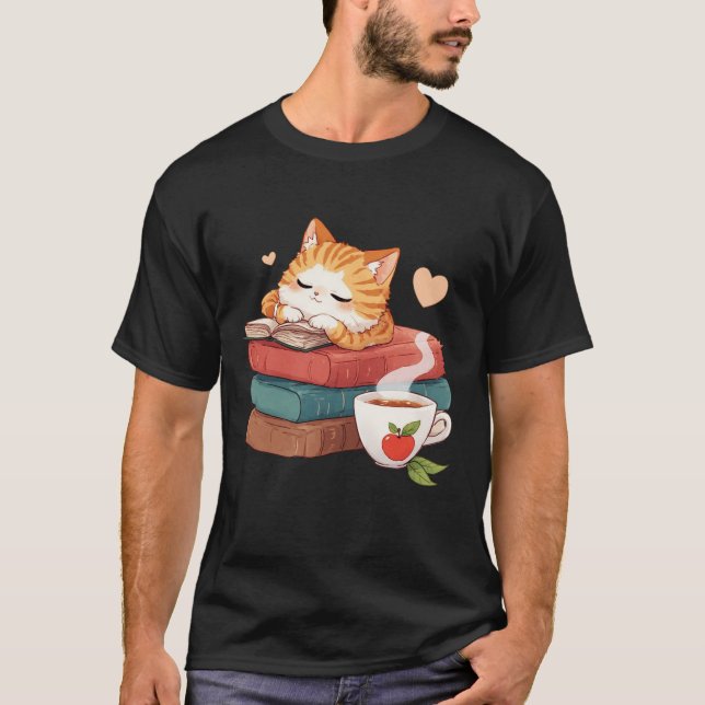  Literary Catnap T-Shirt (Front)