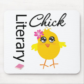 Literary Chick Mouse Pad
