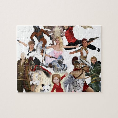 Literary Classics and Fictional Characters Dreamed Jigsaw Puzzle