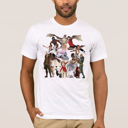 Literary Classics and Fictional Characters Dreamed T_Shirt