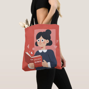Literary Escape: Bookworm's Delight Tote bag