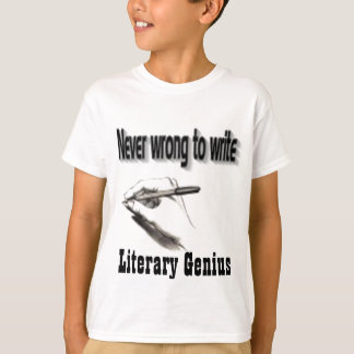 literary genius t-shirts