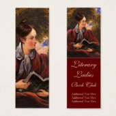 Literary Ladies Book Club Customized Bookmarks (Front & Back)