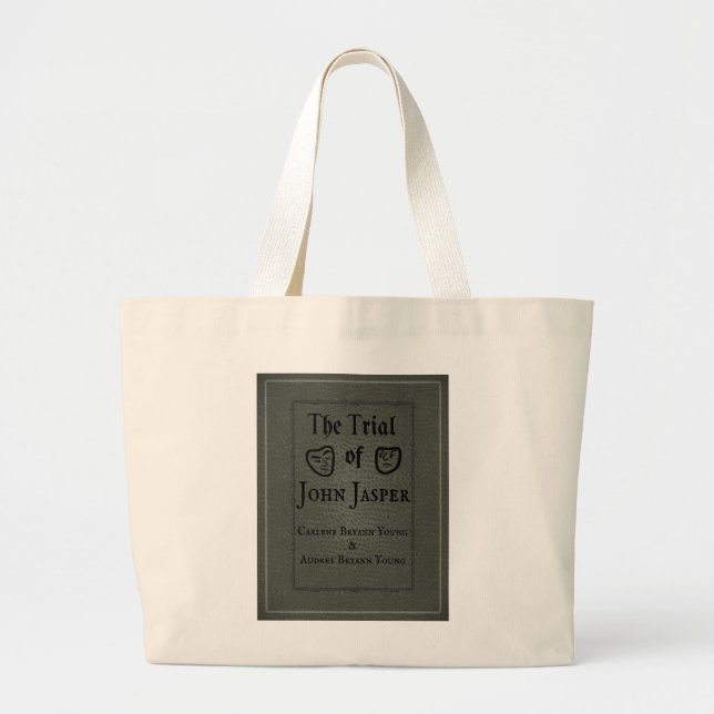 Literary Merch Tote Bag 'The Trial of John Jasper' (Front)