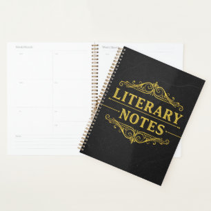 Literary Notes – Dark Academia  Planner